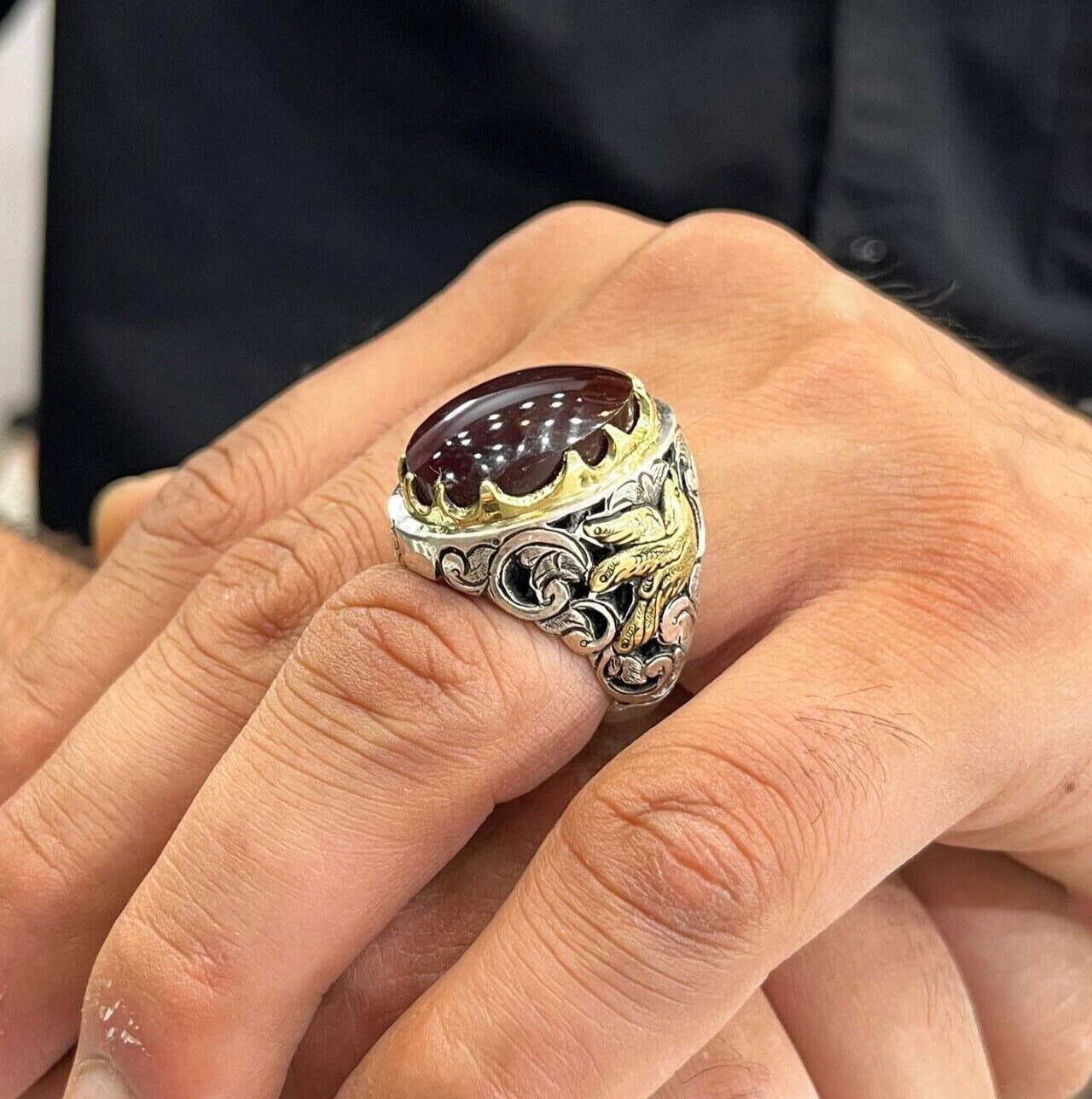Aqeeq hotsell ring online