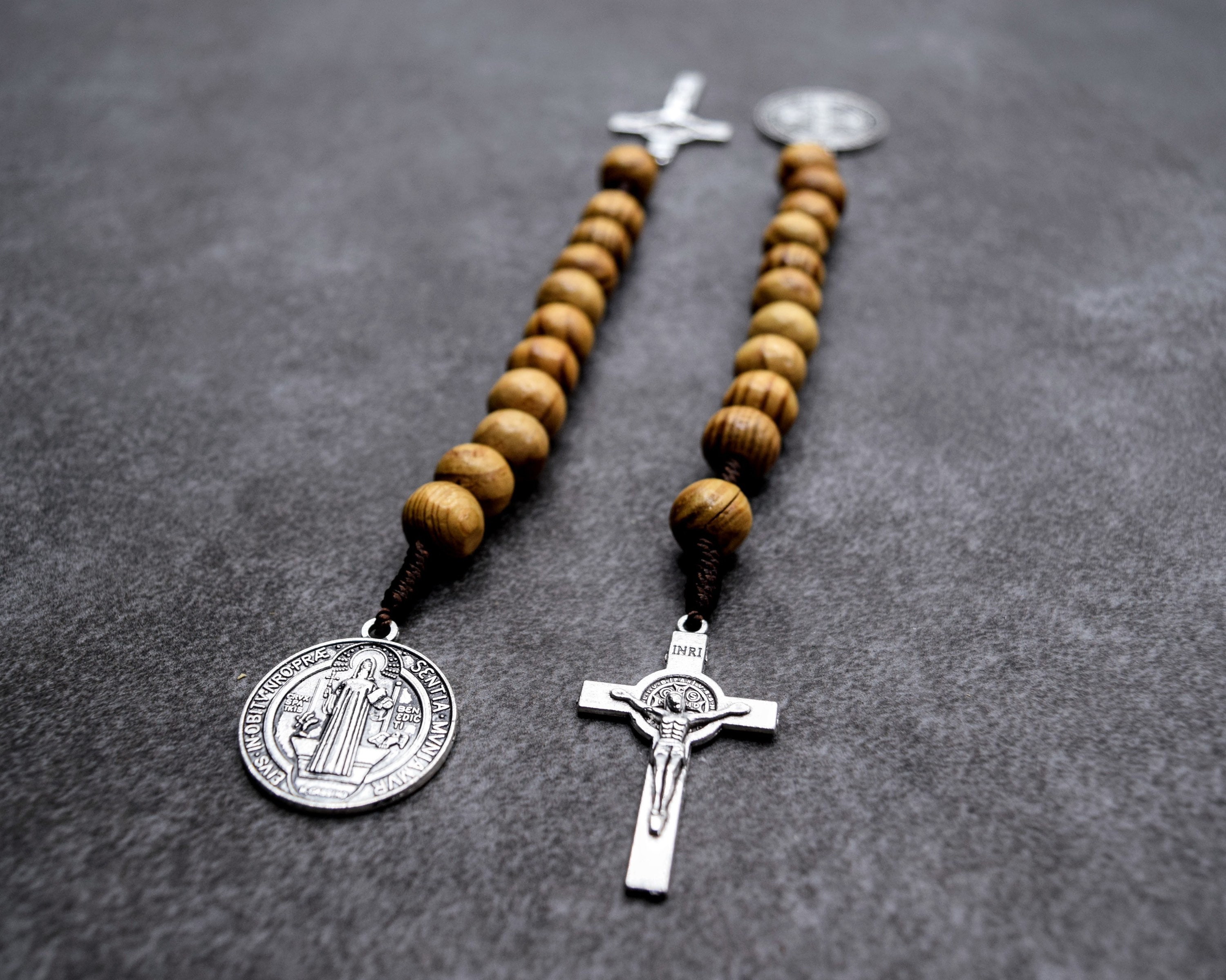 Mini Rosary Beads, Catholic Gift Ideas, Religious Gift for Men