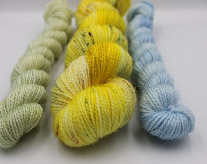 Strawberry Sorbet Sprinkles Micro Skein Fade Set Premium Sock 75/% SuperWash Merino and 25 Nylon 10 x 10g