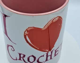 I Heart Crochet  Mug