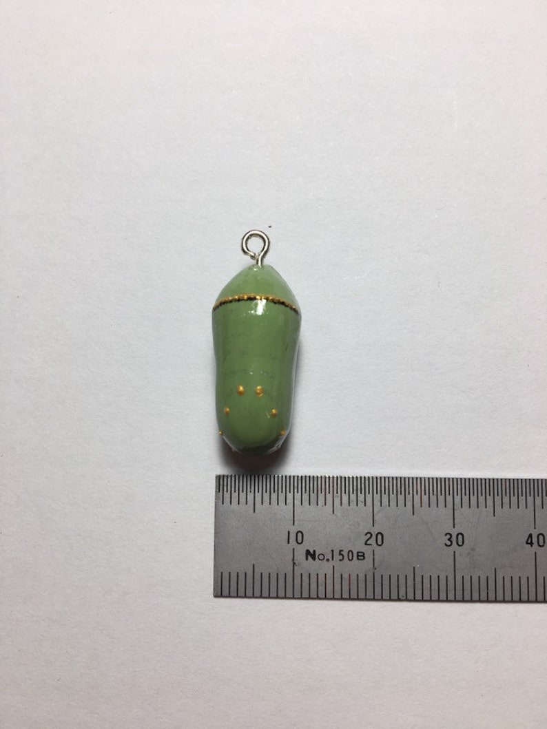 MONARCH CHRYSALIS W/ladybugcaterpillar Handmade Monarch Butterfly