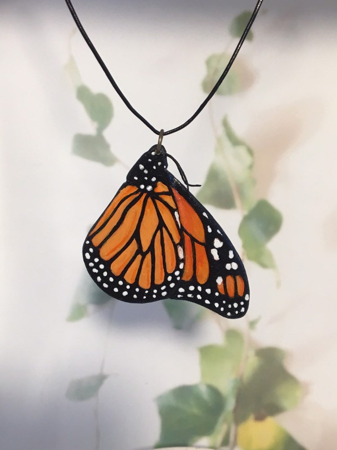 MONARCH BUTTERFLY PENDANT handmade monarch butterfly pendant Etsy