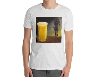 Camiseta unisex Drinking Alone