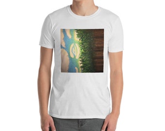 Camiseta Unisex Azul y Verde