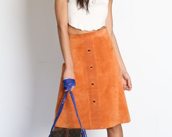 Vintage Gucci Skirt in Burnt Orange