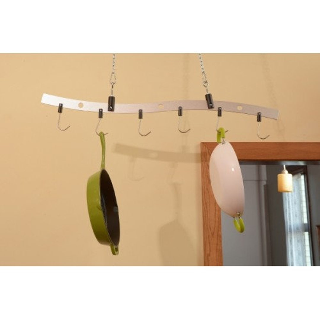 Zojila  Ceiling Mount Pot Rack and Shelf