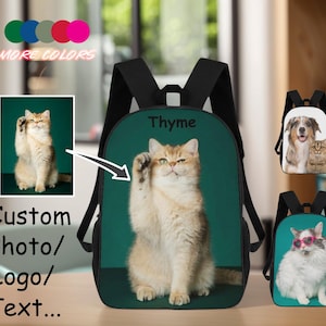 Personalized Bookbag,Custom Backpack with Name,Girls Backpack,Lunch Bag,Pencil Pouch,Back to School Gift,Travel Backpack,boy Birthday Gift,