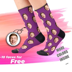 Custom Face Socks, Custom Socks for Man Women, Custom Pet Photo Socks, Dog Lovers, Custom Sock Gift for Birthday, Graduation party Gifts