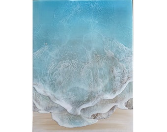 42/61/3.8 cm  - 24/18/1.5 inchDevine Ocean Resin Epoxy Painting