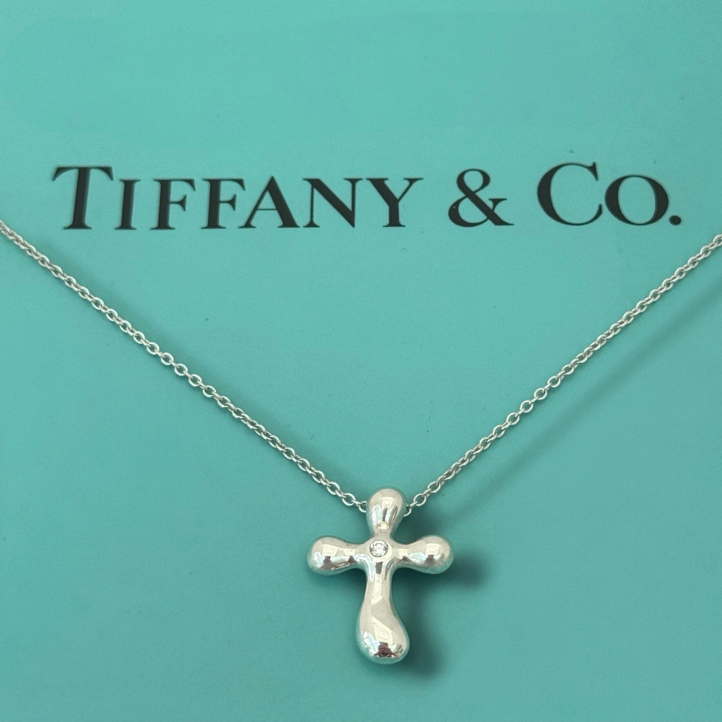 Tiffanys and co cross necklace - Etsy 日本