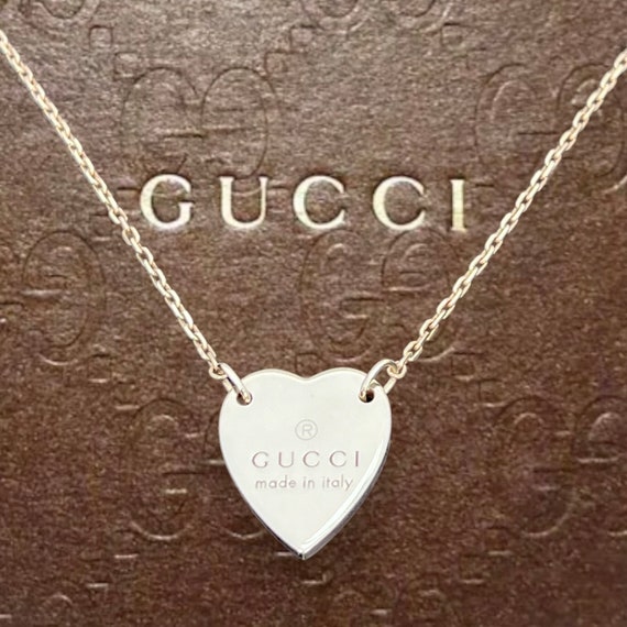 Gucci heart necklaces deals