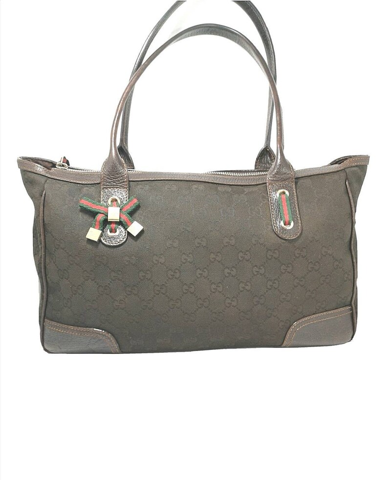 GUCCI PRINCY Tote Bag Brown Gucci Bags 