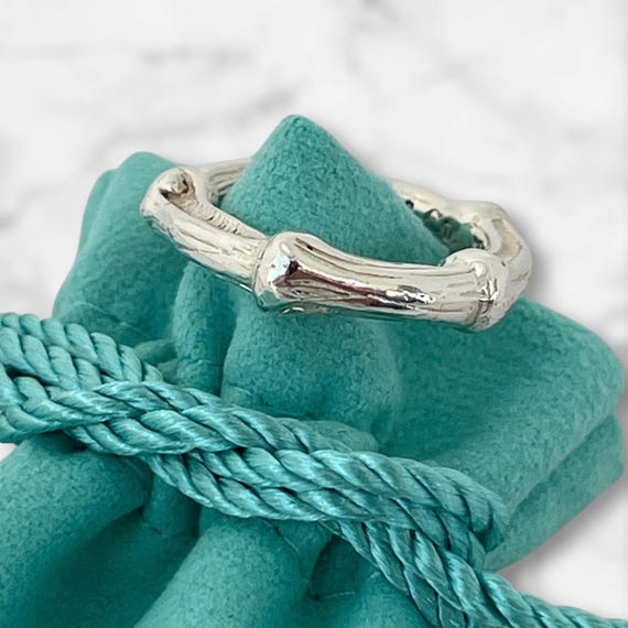 Authentic Tiffany & Co- Rare 1996 Bamboo Ring – Vintage