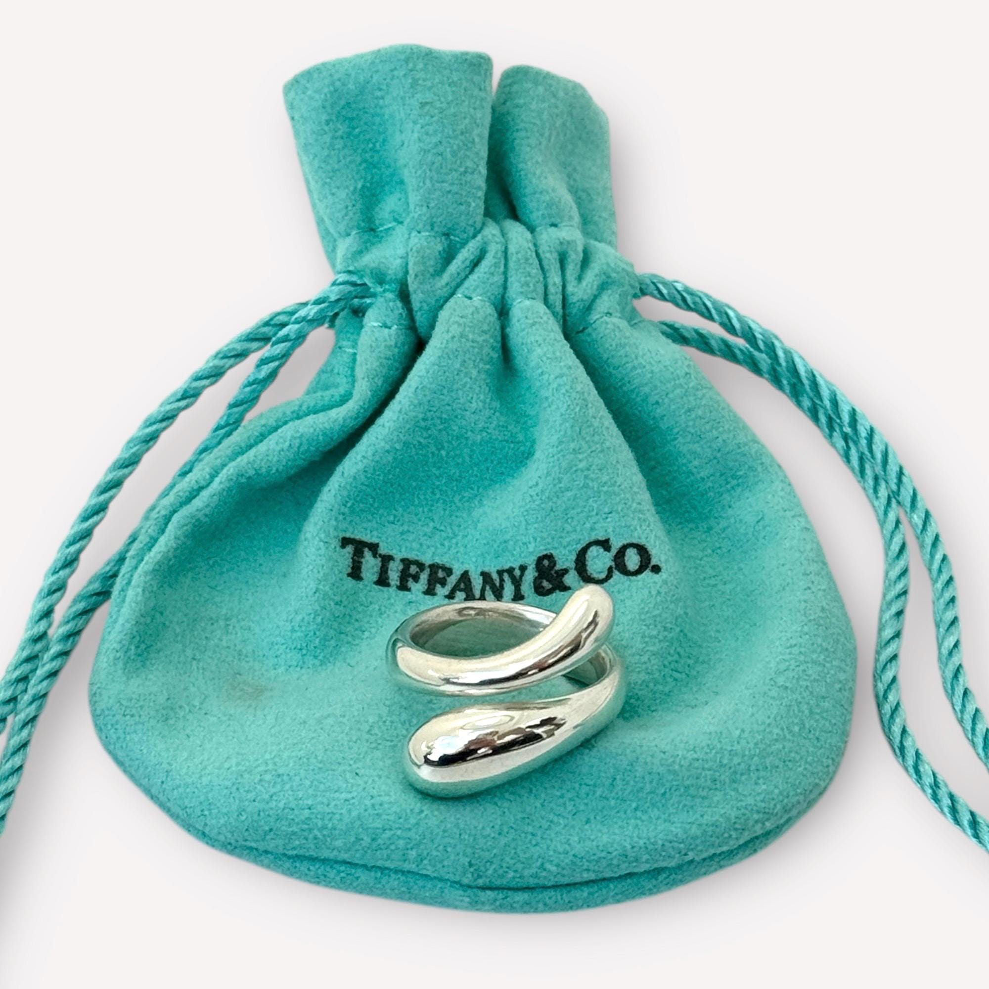 Tiffany&Co. キーリング Teardrop Key Ring Elsa Peretti Sterling Silver Tiffany & Co. Elsa Peretti Teardrop Keyring