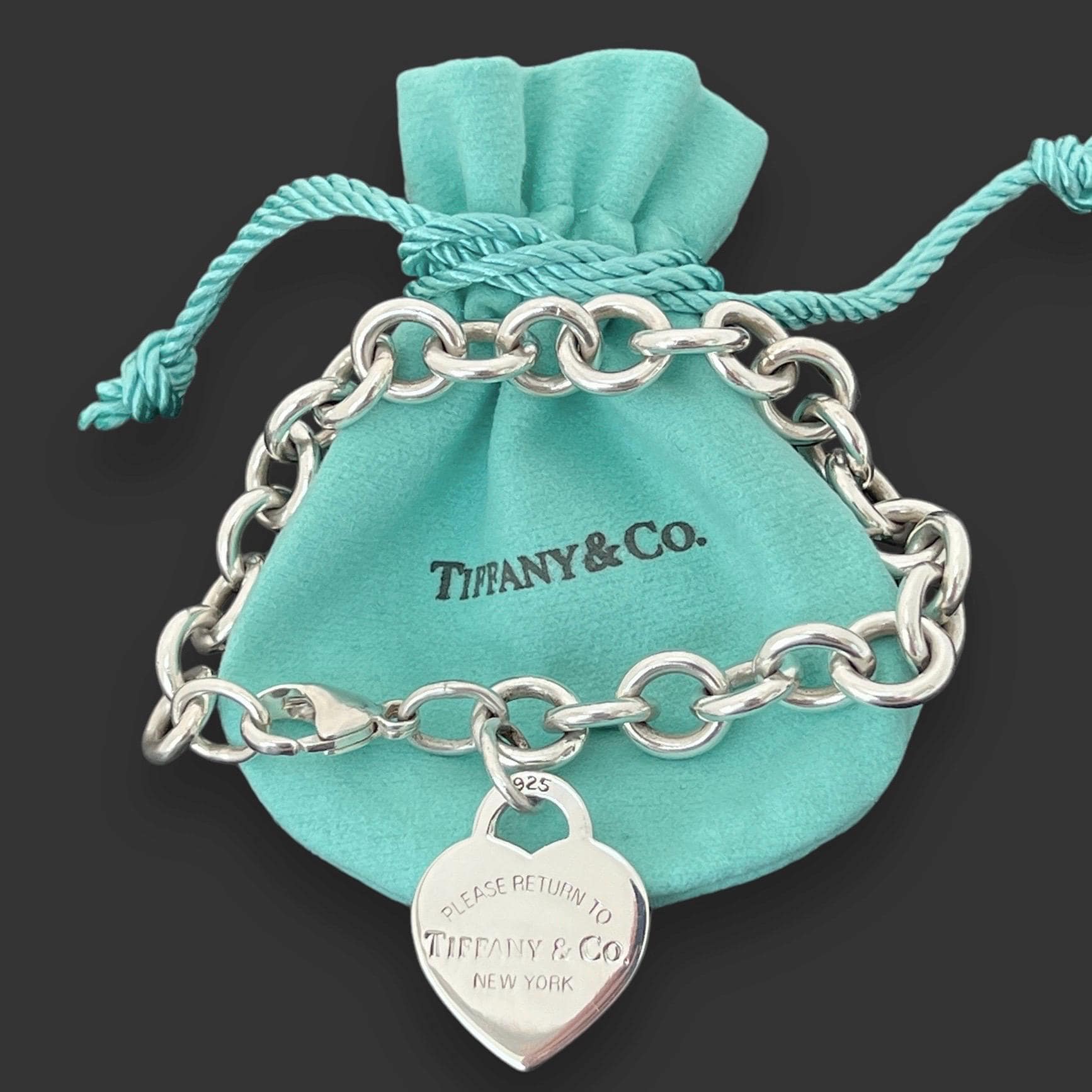 AUTHENTIC Tiffany and Co Bracelet- Return to Tiffany Heart Tag
