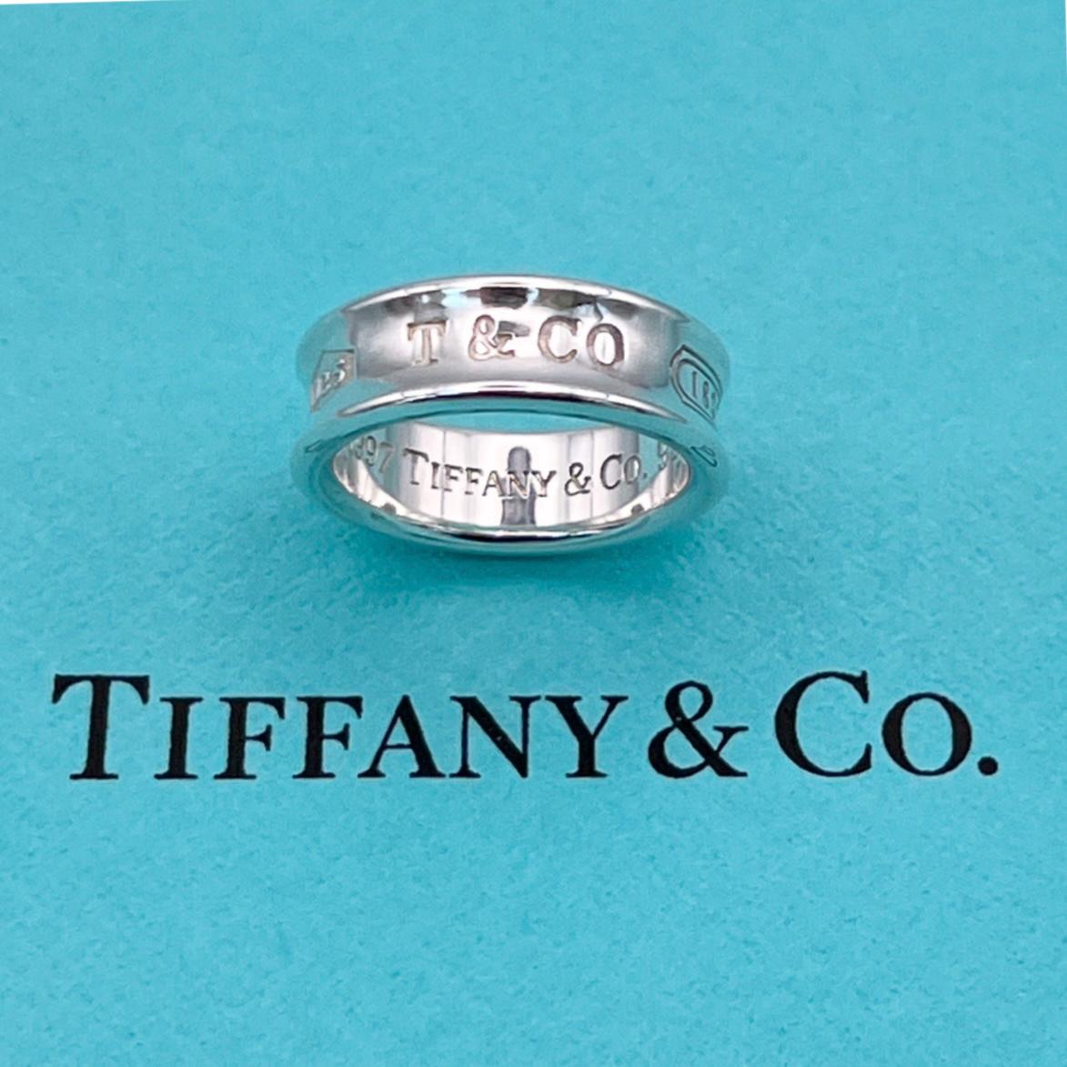 Authentic Tiffany & Co Ring- 1837 Ring- Vintage 1997