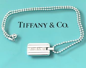 本物のティファニーネックレス - ティファニー シグネチャー X 1990