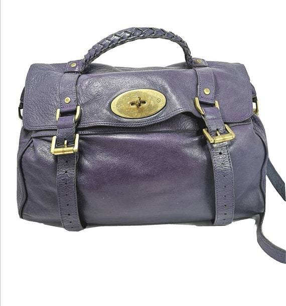 PURPLE MULBERRY Alexa Bag - Mulberry Satchel Bag -