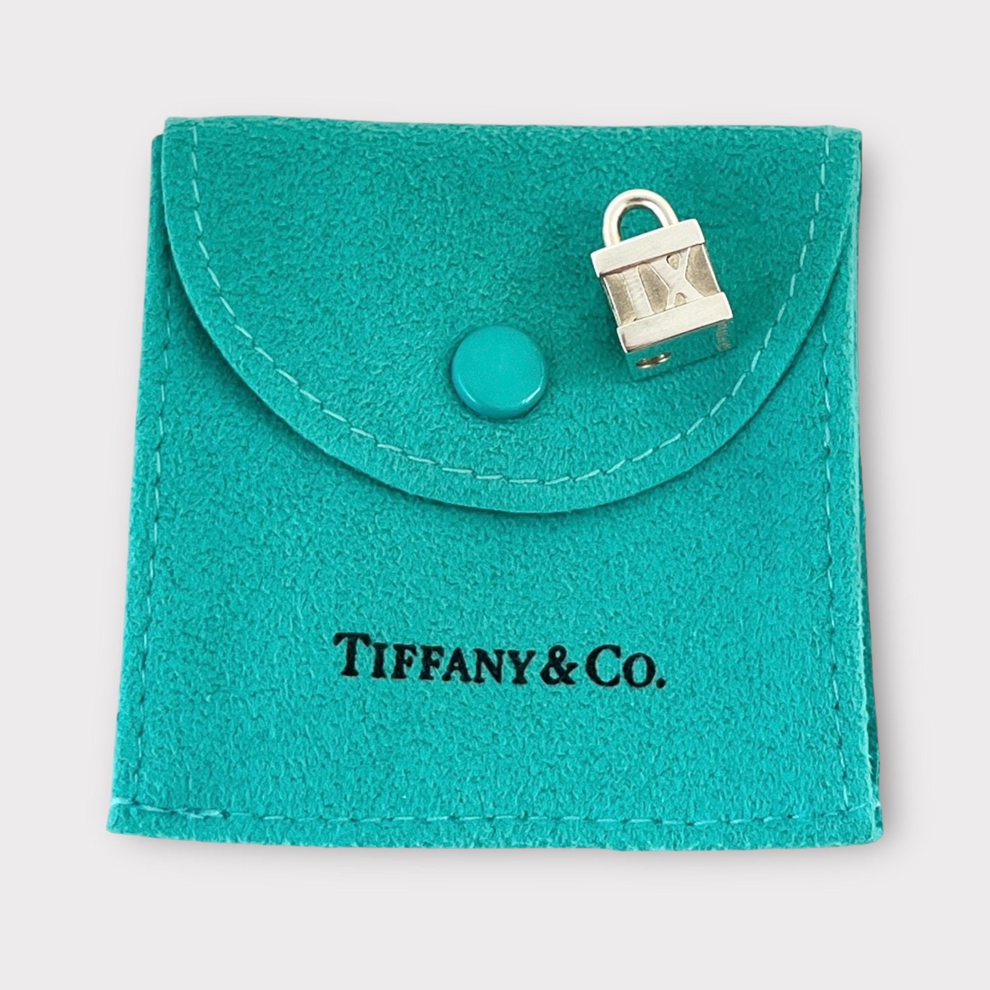 Authentic Tiffany & Co Charm- Atlas Padlock -very Rare Tiffany