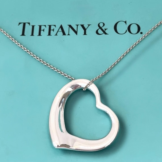 オールドTiffany & Co. ハート型ネックレス XLサイズ 希少》Tiffany & Co ネックレス シルバー オープンハート XL オールド