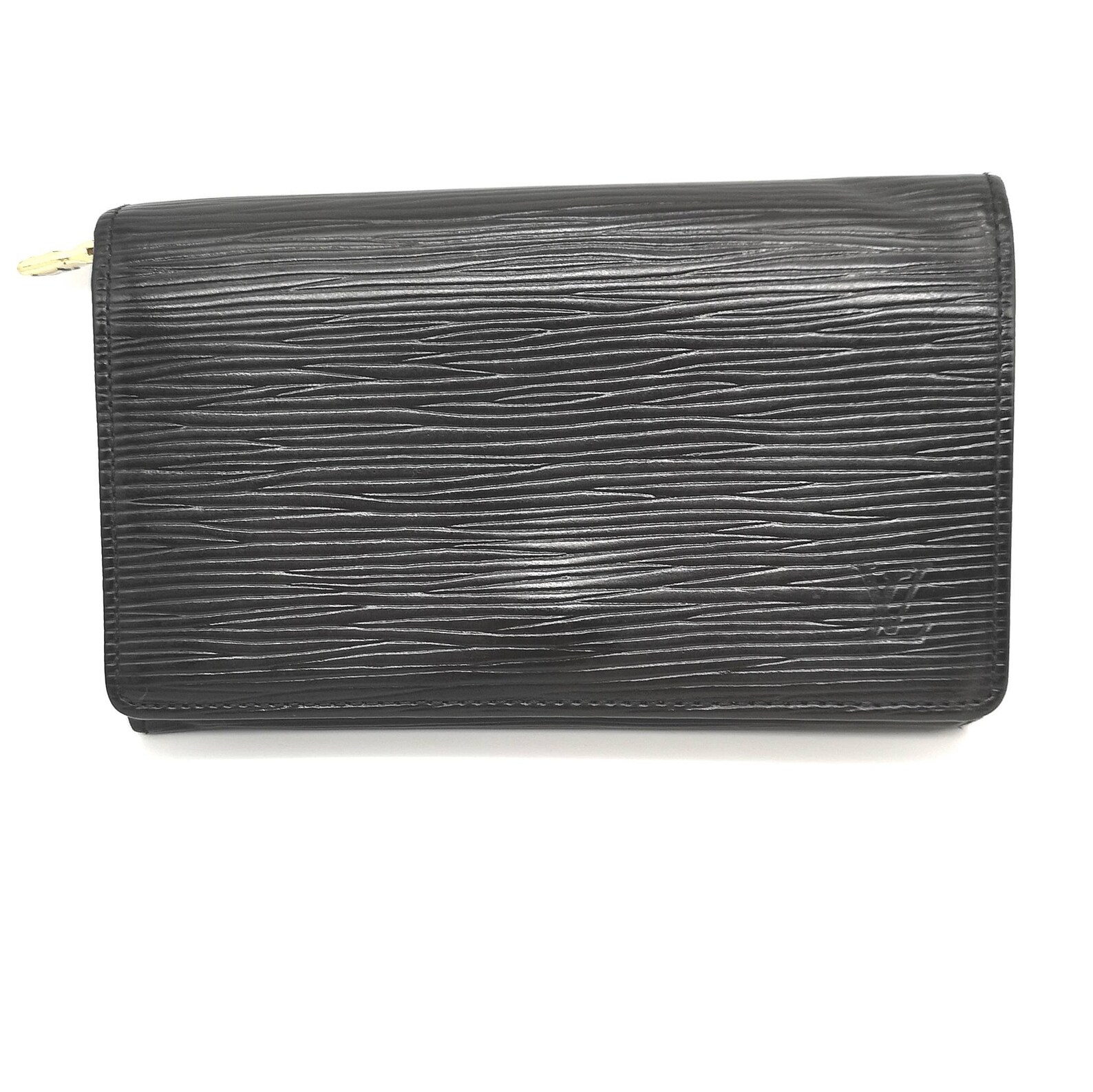 Louis Vuitton Wallet Vintage LV Black Leather | Etsy