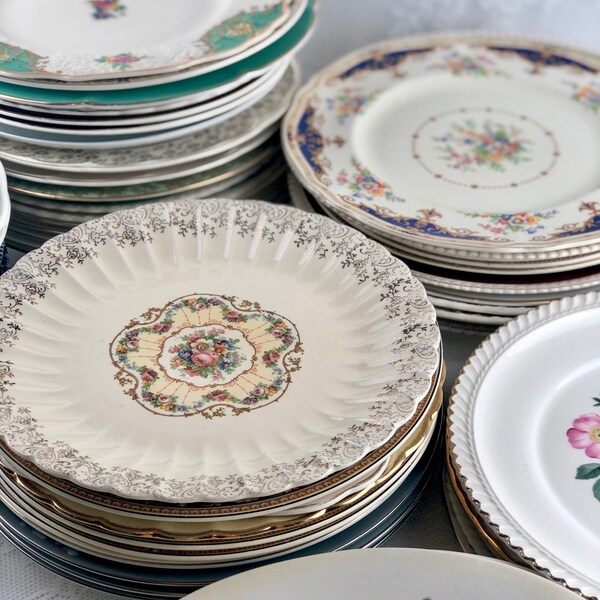 Mismatched Tableware Mismatched Plates - Etsy