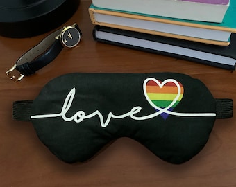 Weighted Sleeping Eye Mask “Love Is”