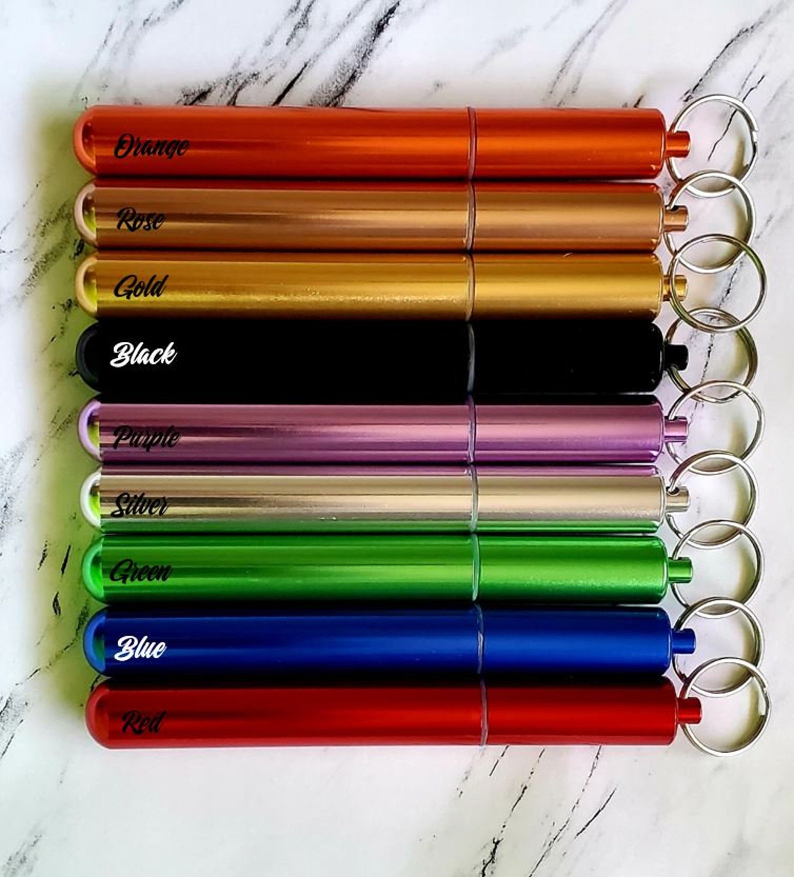 Personalized Reusable Collapsible Straw with a Travelling Case Etsy