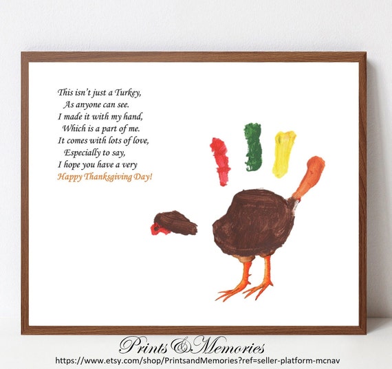 Turkey Handprint Thanksgiving Craft