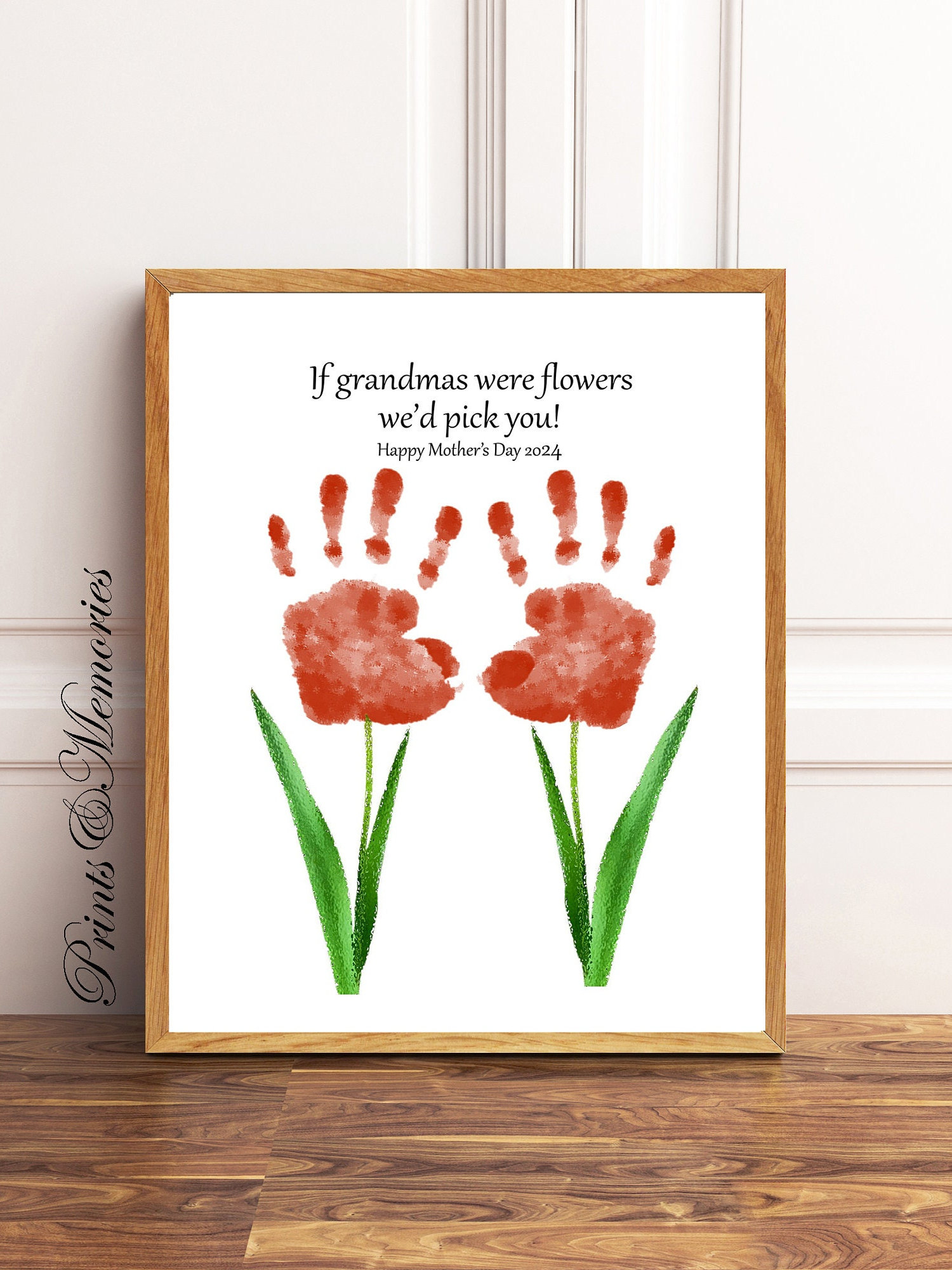 Grandma Handprint Art: Mother's Day DIY Gift (digital Download) - Etsy
