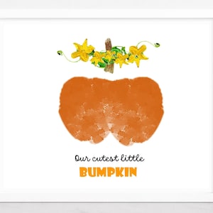 Baby Bum Bottom craft, Cutest Little Bumpkin, Pumpkin craft.