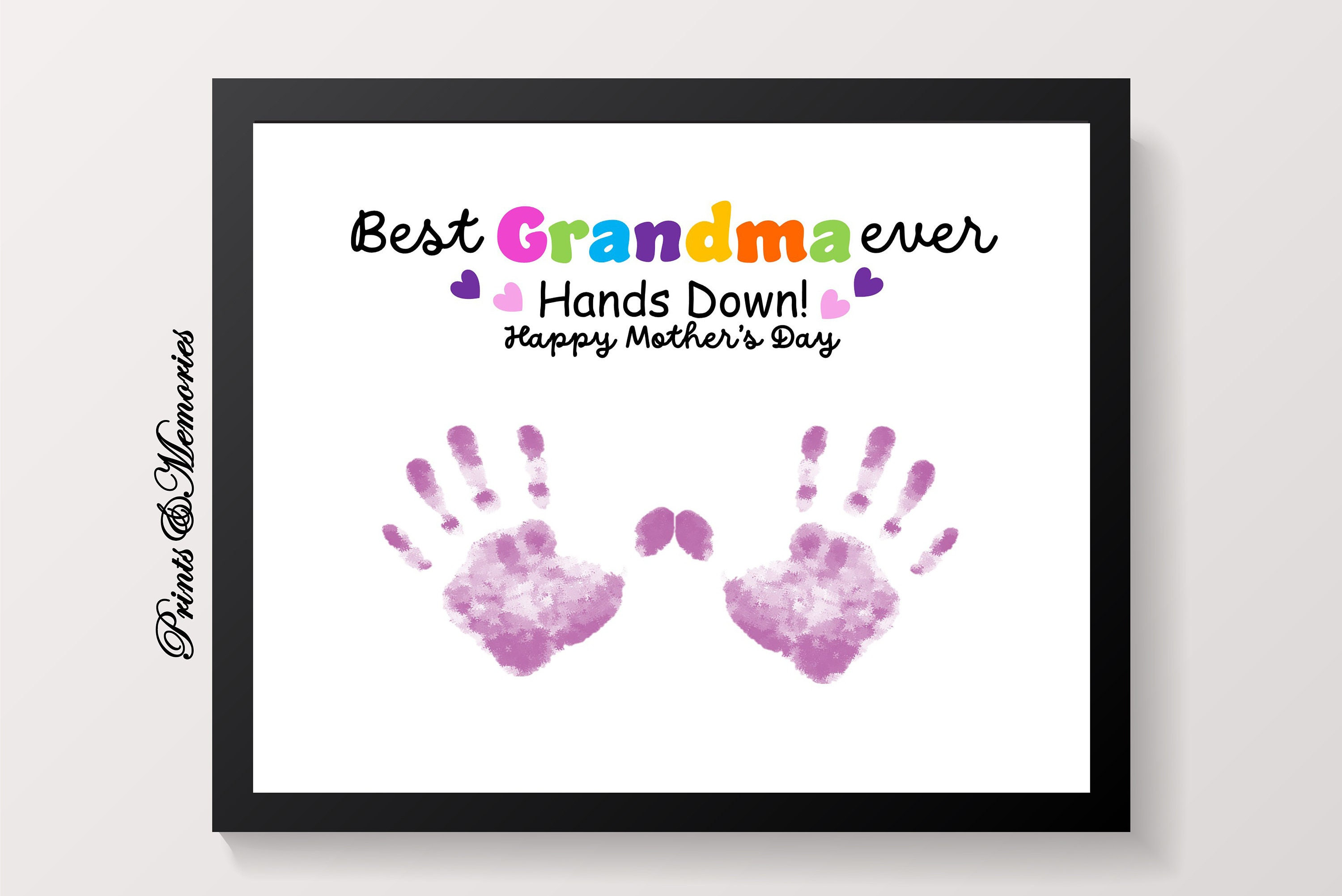 Best Grandma Ever Mother's Day Craft Gift for Grandma Etsy
