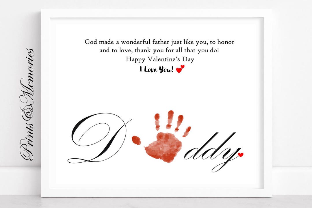 Happy Valentines Valentine's Day Gifts From Baby To Dad