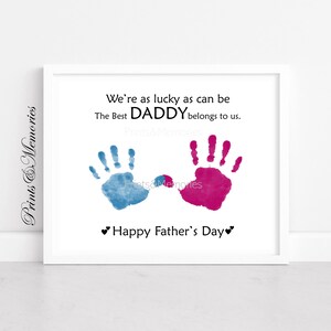 I Am as Lucky as Can Be the Best Daddy Belongs to Me/us, Father's Day ...