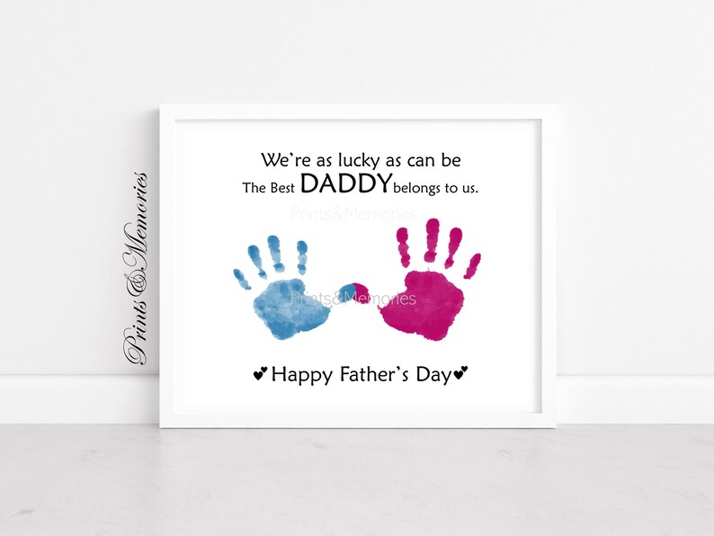 I Am as Lucky as Can Be the Best Daddy Belongs to Me/us, Father's Day ...