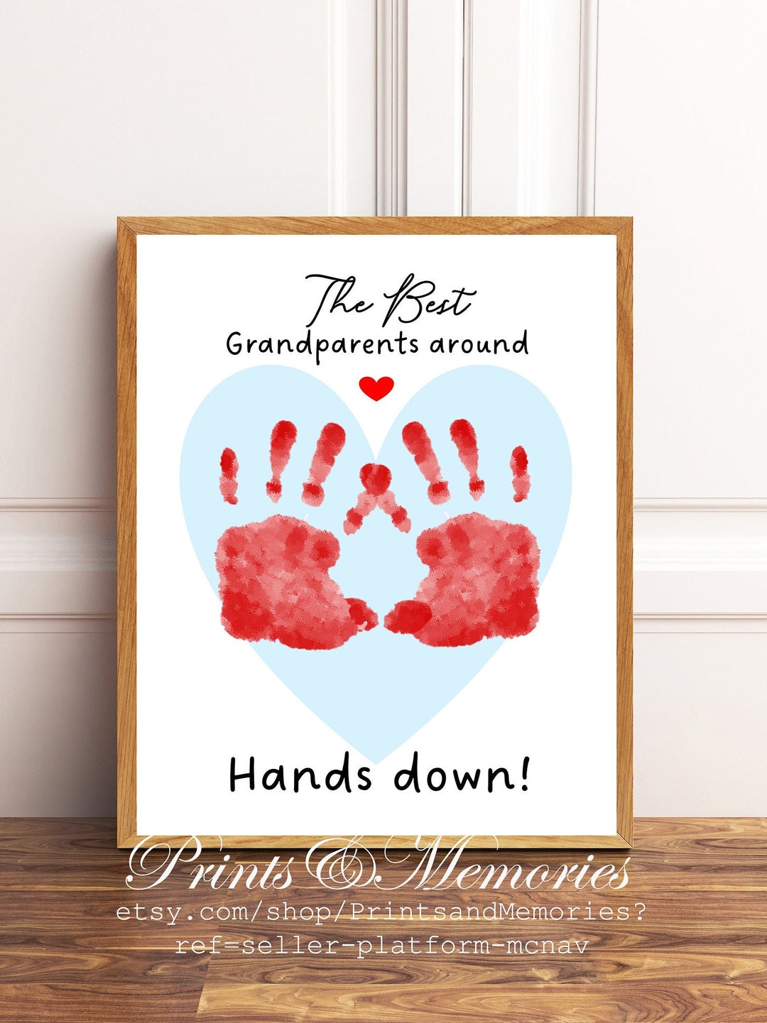 The Best Grandparents Around Hands Down, Grandparents Craft for Kids ...
