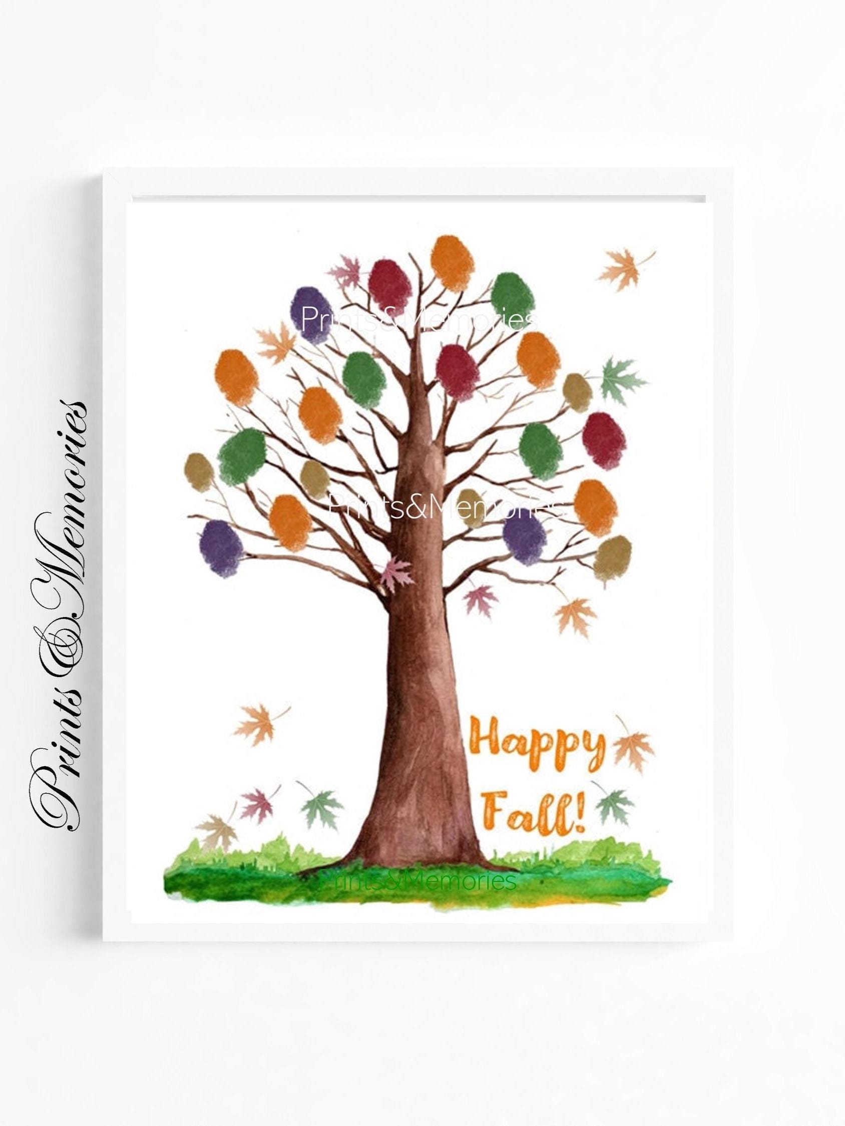 Fall Tree Handprint Art: DIY Kids Family Keepsake (digital Download ...