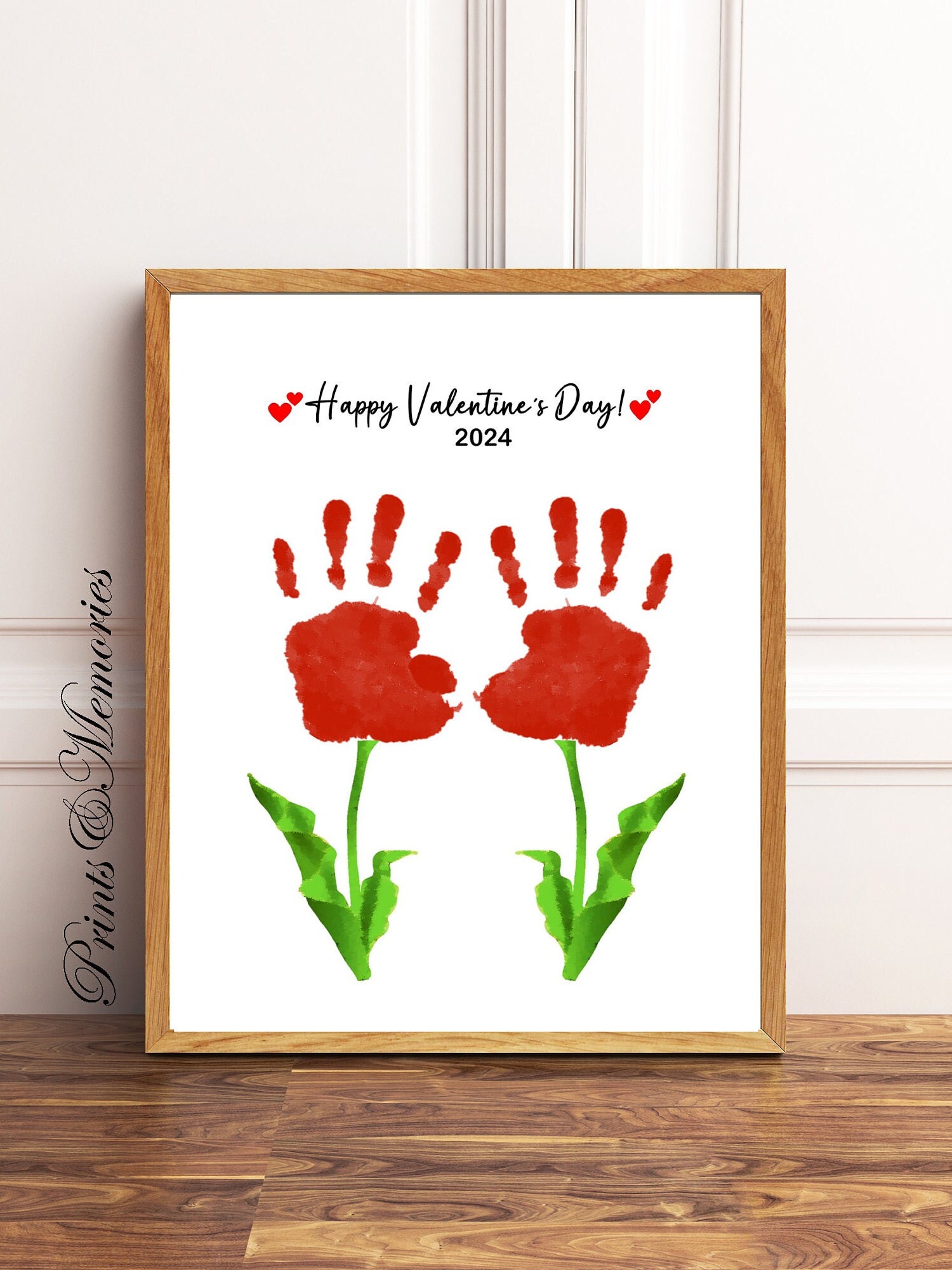 5 Kids Hand Print Valentine Craft Ideas • The Pinning Mama