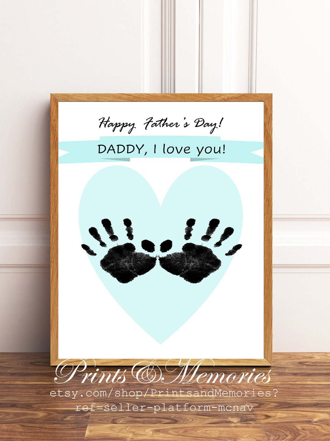 Regalo del Dia del Padre para papa manualidades para ninos arte de huellas y huellas plantilla de bricolaje bebe manualidades para ninos pequenos feliz dia del padre imprimibles. Etsy Espana