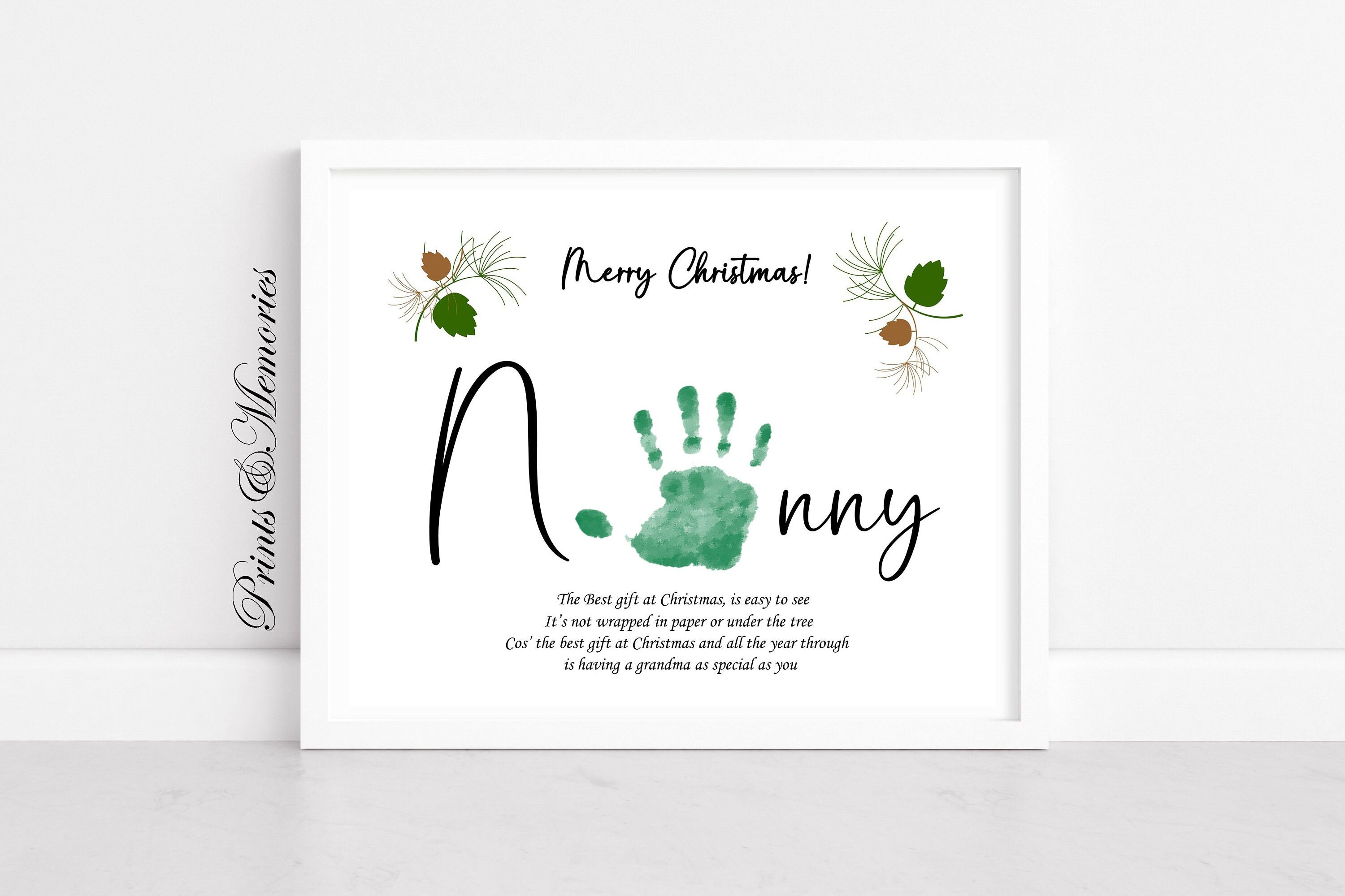 Gingerbread Man Christmas Card Christmas Wishes For Nanny & Granda - View #4