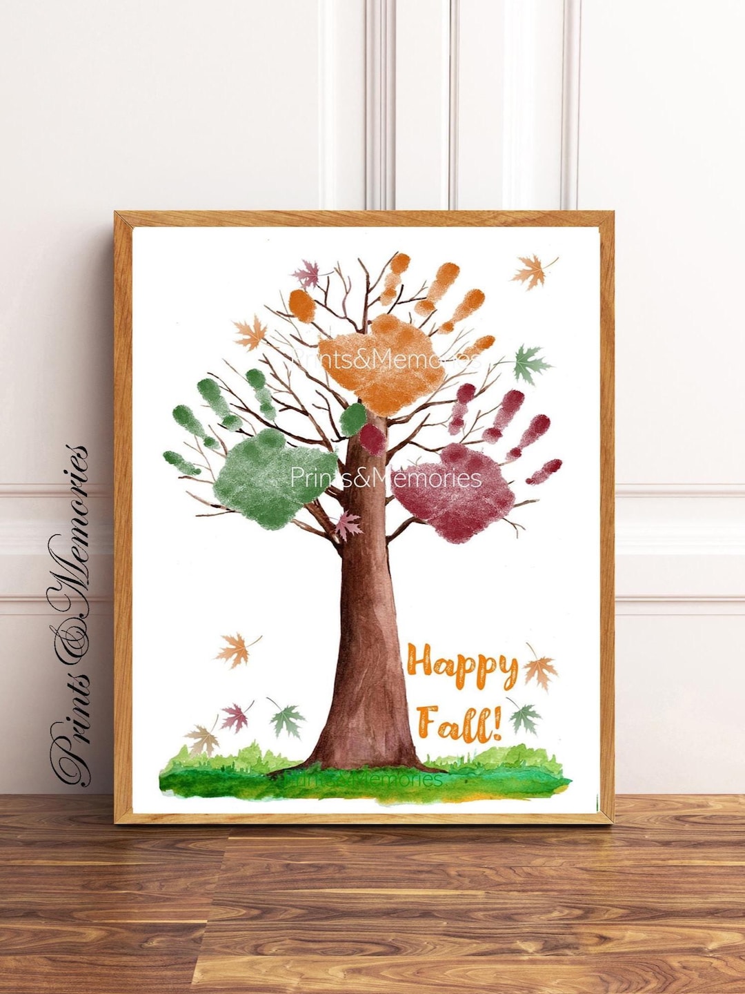 Fall Tree Handprint Art: DIY Kids Family Keepsake (digital Download) - Etsy