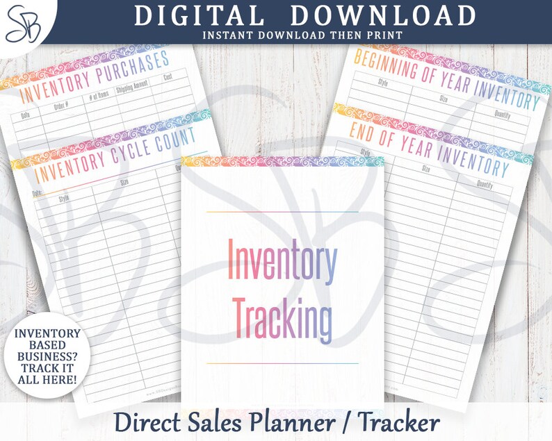 Printable Direct Sales Planner and Business Tracker - Party Planner ...