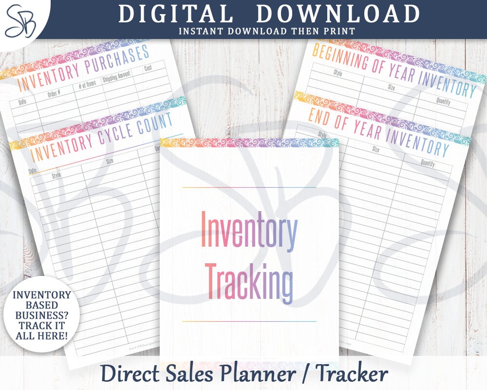 Printable Direct Sales Planner and Business Tracker - Party Planner ...
