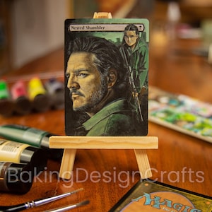 Carta Alterata Magic: The Gathering – Ispirata a Serie TV – Arte Realistica Fatta a Mano