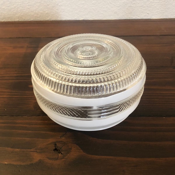 Vintage Round Glass Flush Mount Light Shade Light Fixture Cover