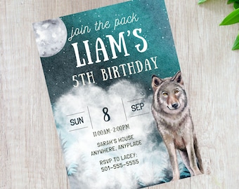 Wolf Geburtstag einladen