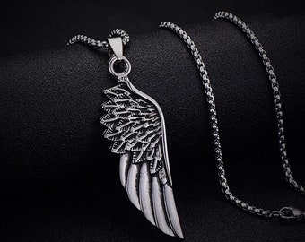 High Quality Wing Necklace Men's 