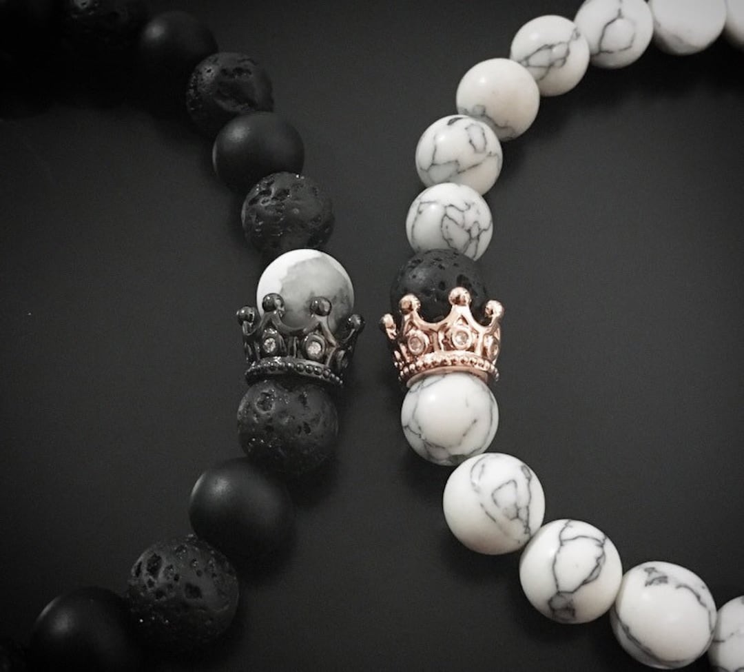 King and queen shop distance bracelets