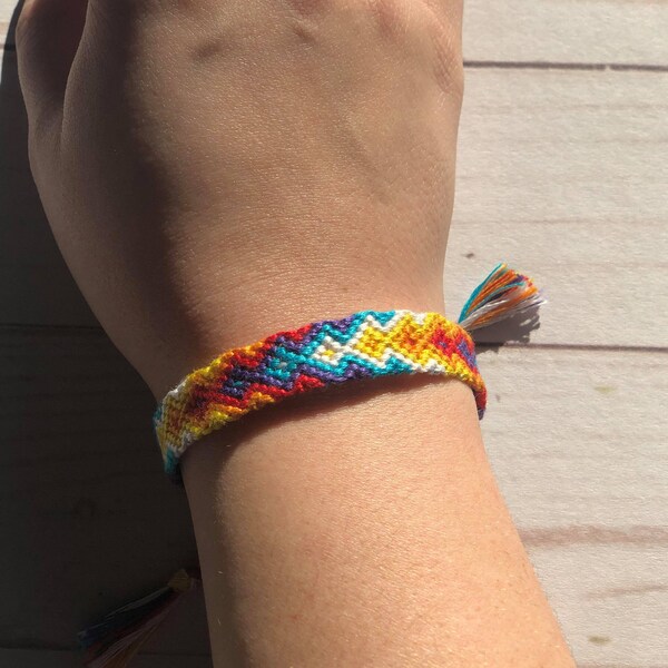 Sunset Ombre Friendship Bracelet