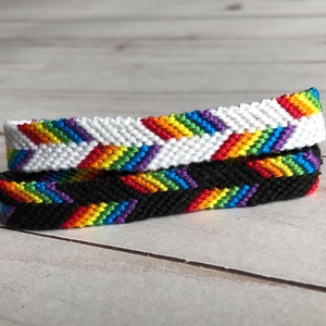 Light and Dark Rainbow Bracelet Twin Set